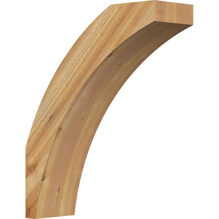 Ekena Millwork 6"W x 18"D x 22"H Thorton Rough Sawn Knee Brace, Western Red Cedar BRC06X18X22THR00RWR